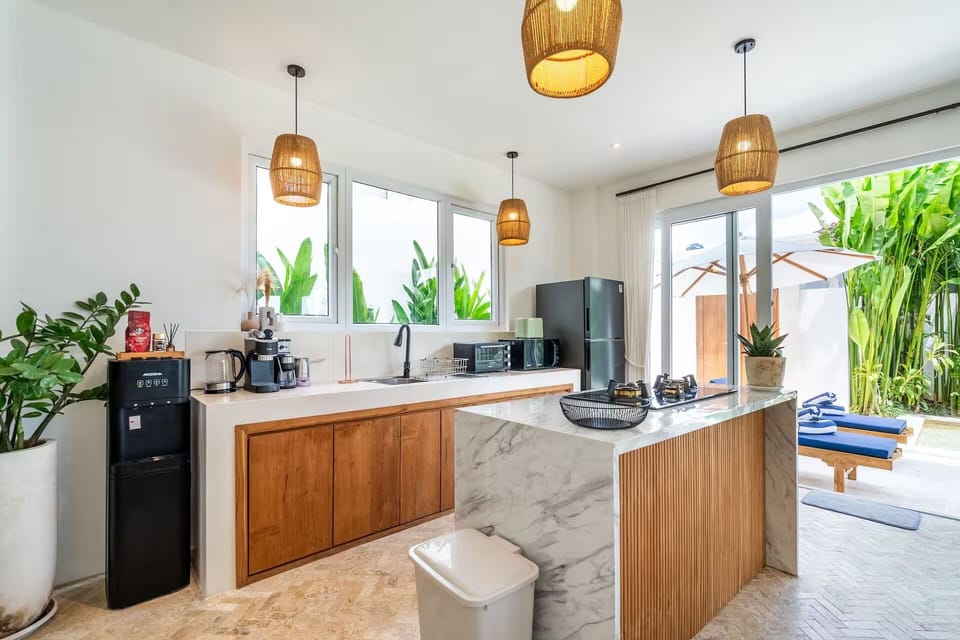 Deluxe Villa, 3 Bedrooms, Private Pool | Private kitchen | Espresso maker, coffee/tea maker, electric kettle, toaster