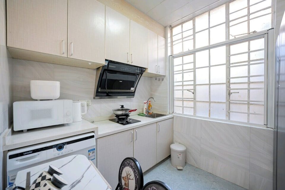 Comfort Quadruple Room, Kitchenette, Courtyard Area | Private kitchen