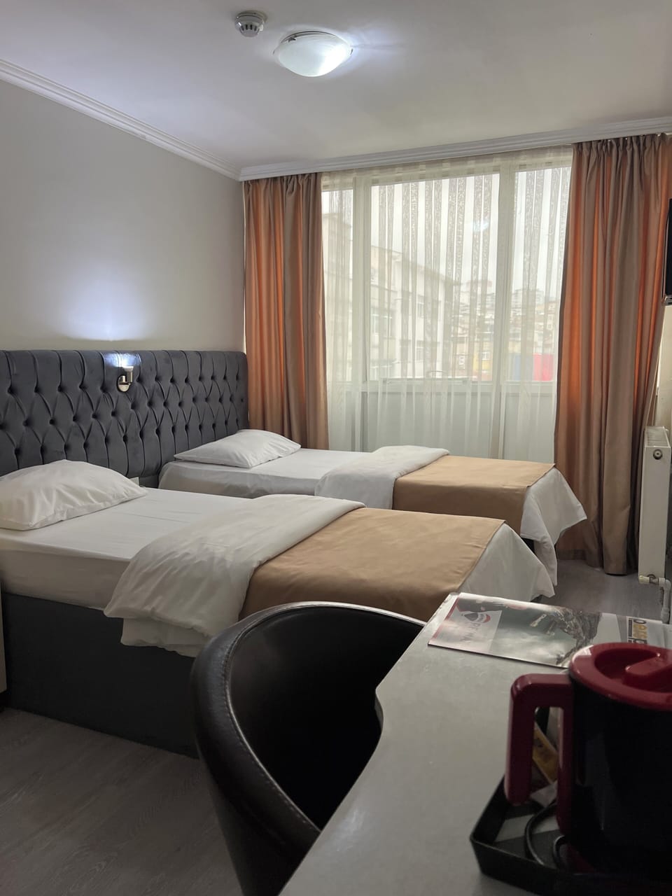 Standard Twin Room, City View | Desk, free WiFi, bed sheets