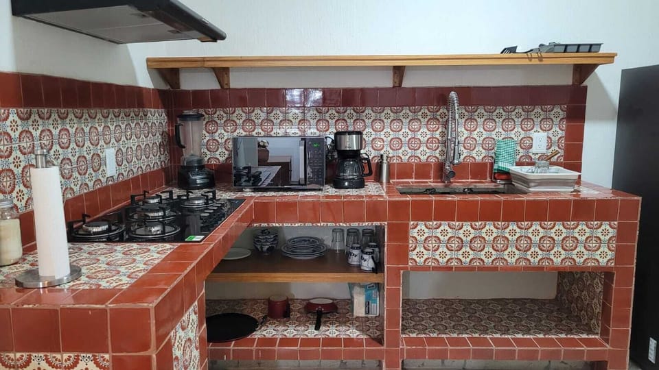 Family Apartment, Patio | Private kitchen
