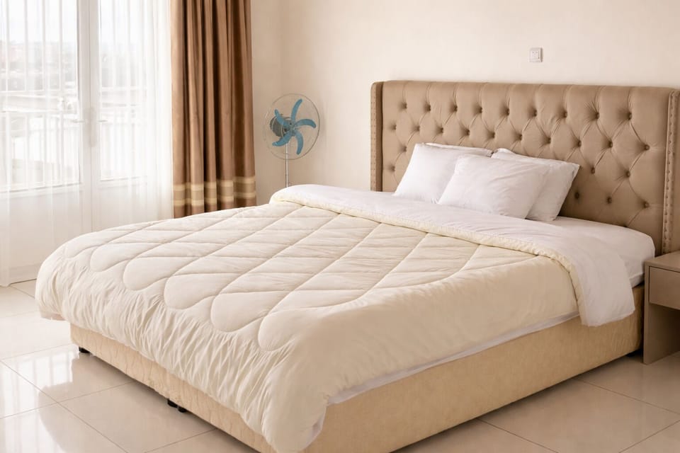 Double Room, Private Bathroom, City View | Frette Italian sheets, premium bedding, desk, laptop workspace