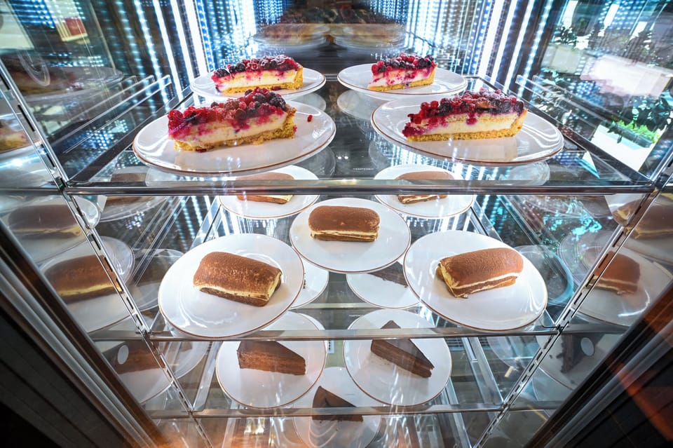 Daily self-serve breakfast for a fee