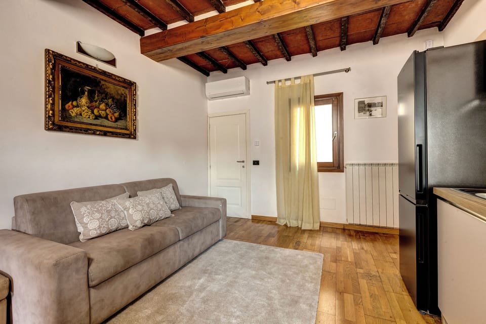 Apartment | Living area | 30-inch flat-screen TV with digital channels
