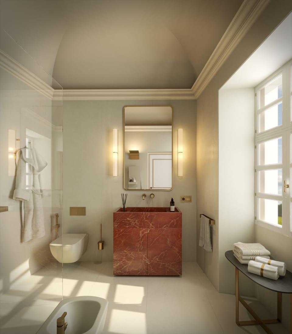  Heritage Grand Suite | Bathroom | Shower, free toiletries, hair dryer, bathrobes