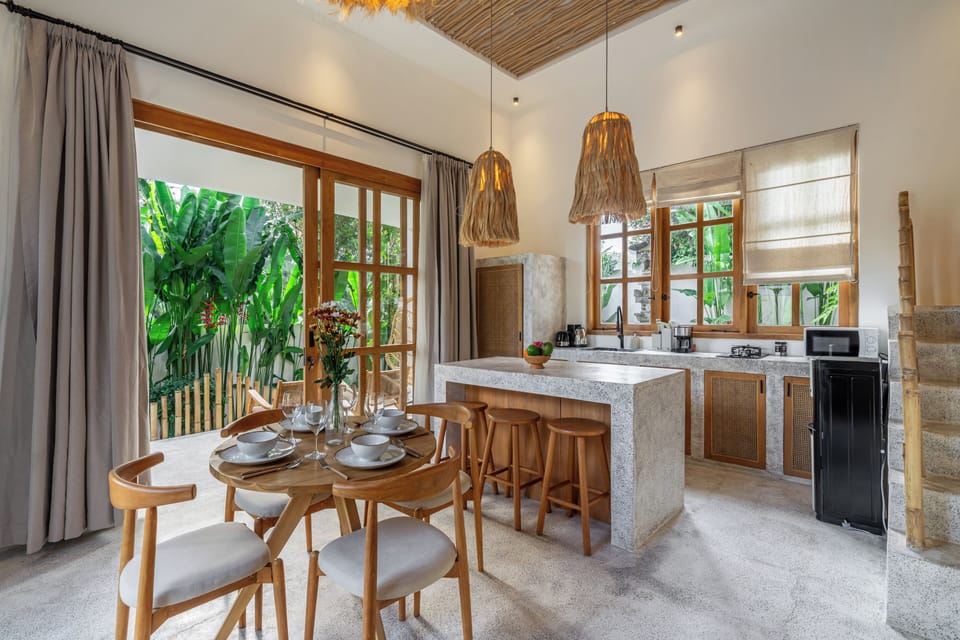 Luxury Villa, Pool View | Private kitchen | Coffee/tea maker, electric kettle, toaster, spices