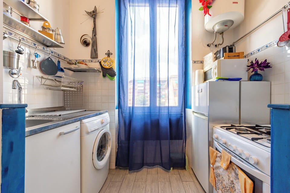 Apartment (1 Bedroom) | Private kitchen | Espresso maker, microwave, stovetop, electric kettle