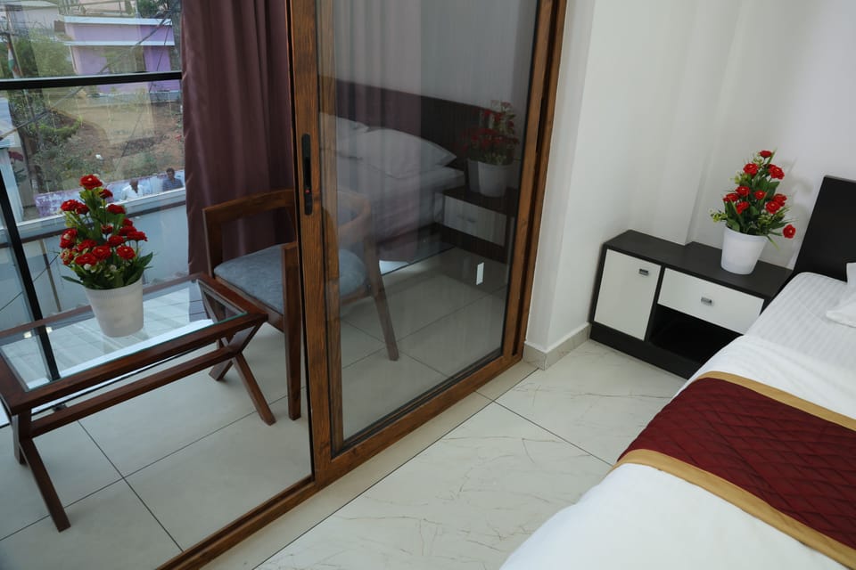 Deluxe Double or Twin Room, Balcony, City View | In-room safe, iron/ironing board, free WiFi