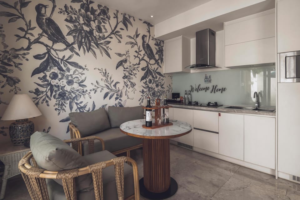 Royal 1 Bedroom Villa with Private Jetted Pool | Living area | 50-inch LED TV with digital channels, Netflix