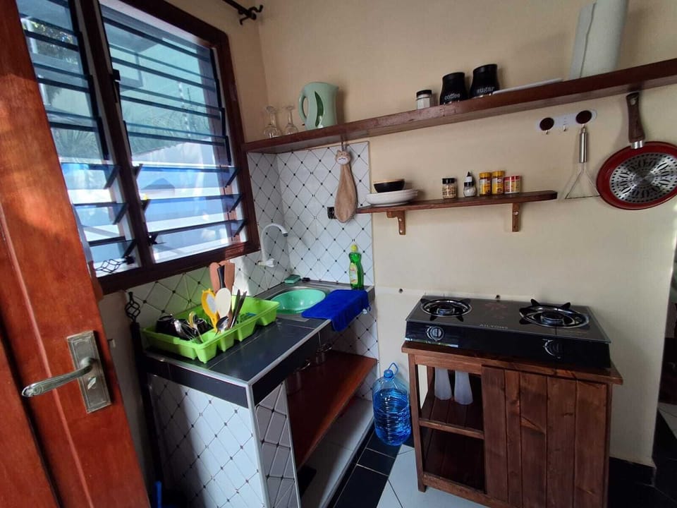 Classic Apartment | Private kitchen | Fridge, microwave, cookware/dishes/utensils