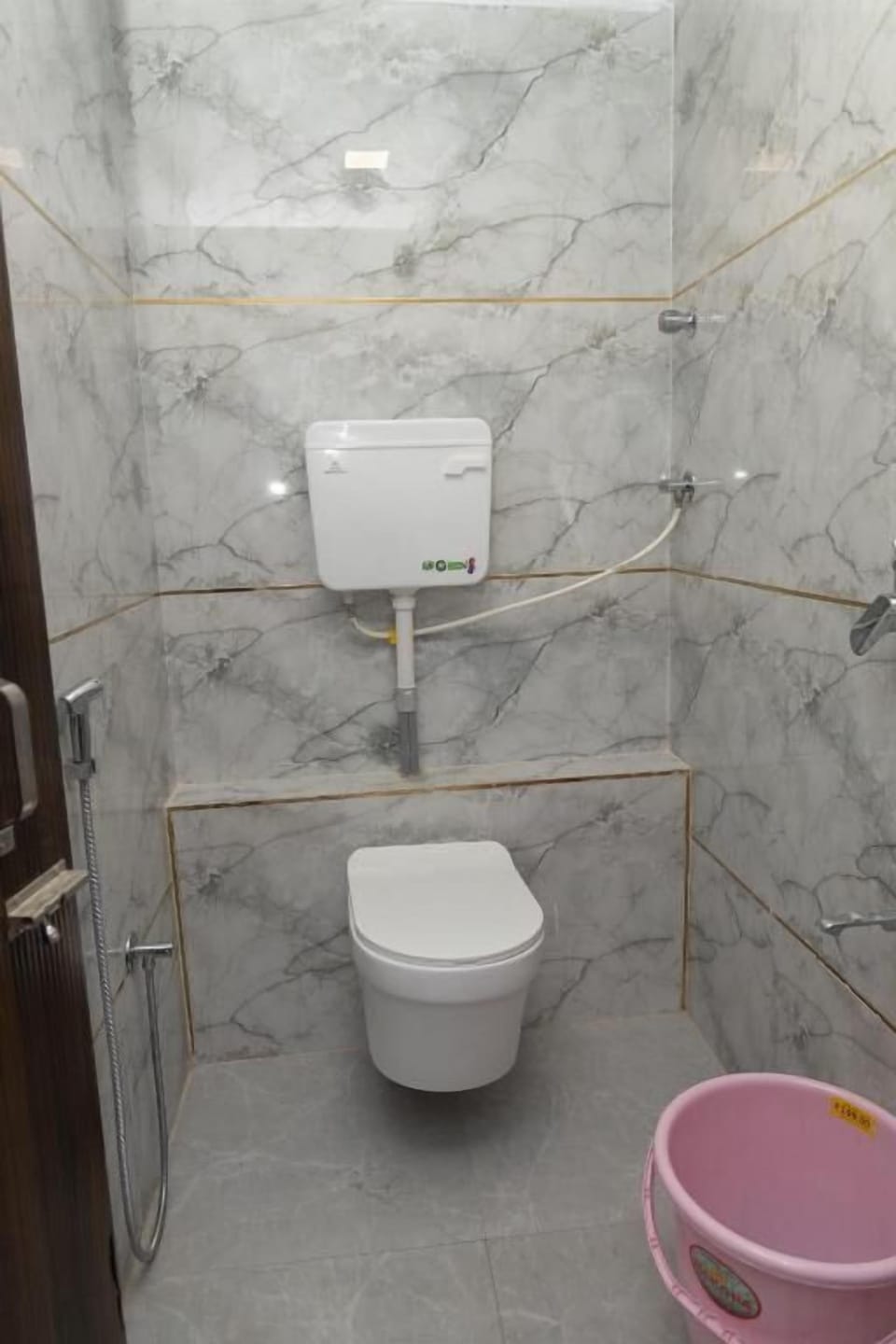Shower, towels, soap