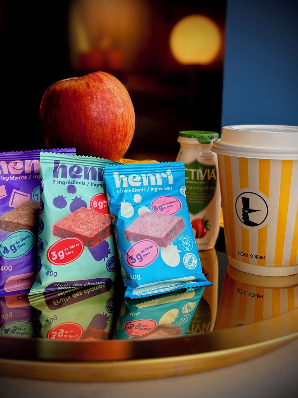 Free daily on-the-go breakfast