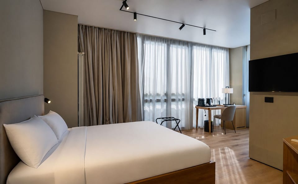Superior Room, City View | Premium bedding, down comforters, minibar, in-room safe