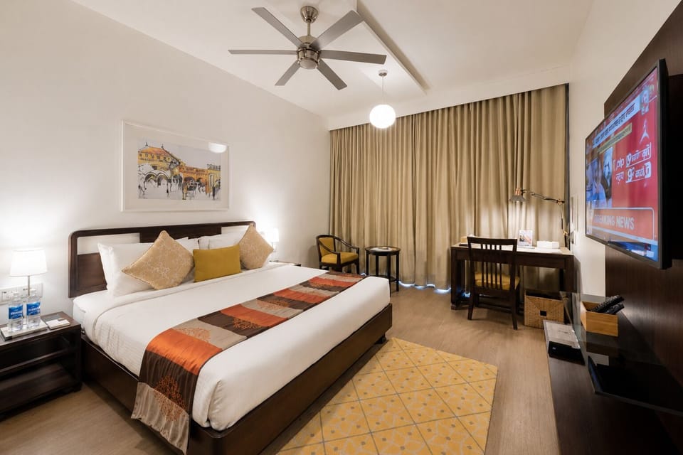 Luxury Studio, Balcony, Garden View | In-room safe, WiFi (free)