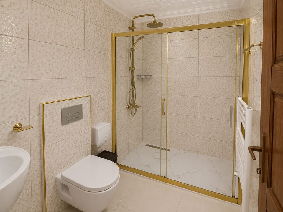 Deluxe Room, Mountain View | Bathroom | Shower, free toiletries, hair dryer, towels