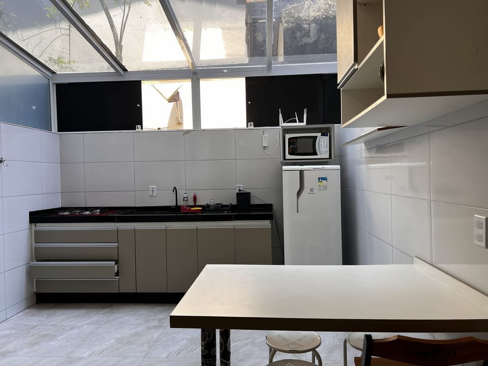 Microwave, oven, cookware/dishes/utensils
