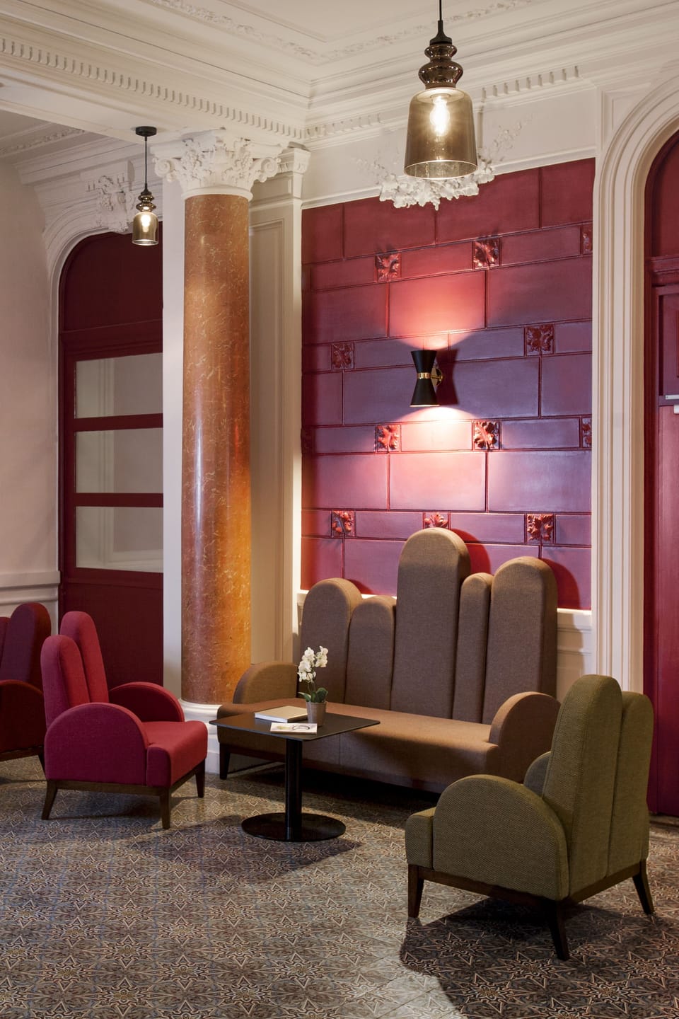 Lobby sitting area