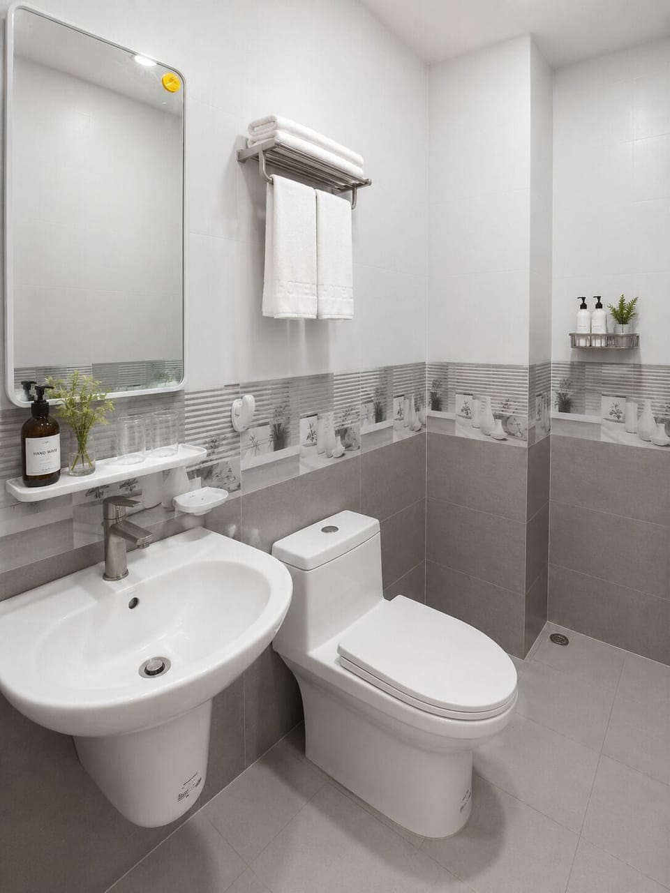 Free toiletries, hair dryer, towels, soap