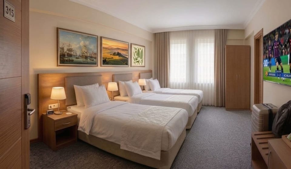 Standard Triple Room | Premium bedding, desk, laptop workspace, soundproofing