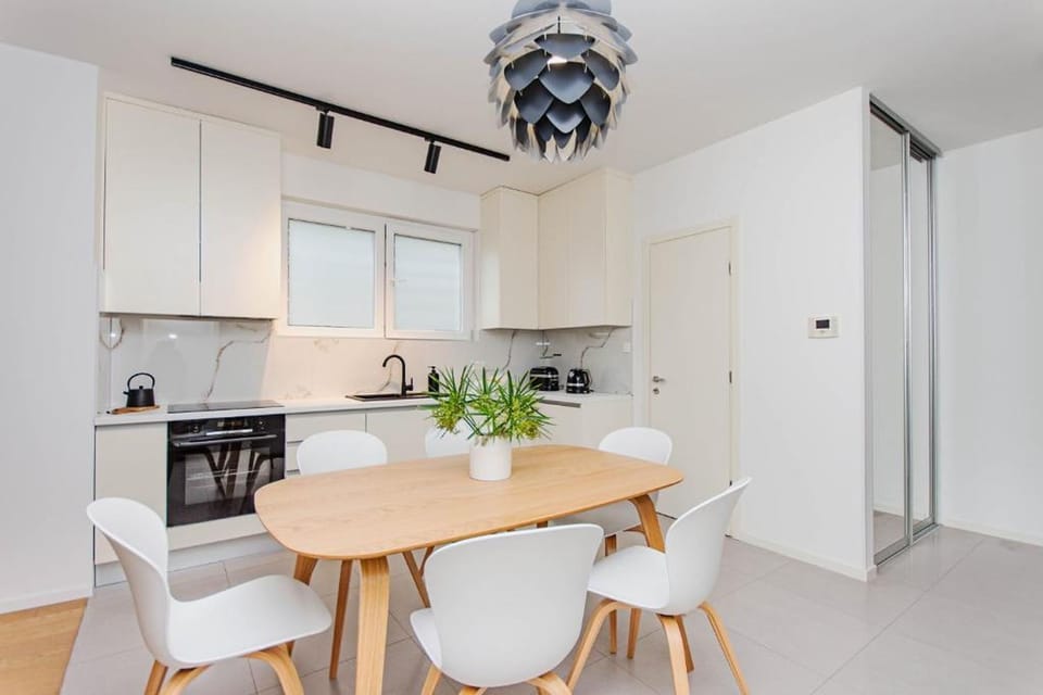 Apartment (A1) | Private kitchen | Espresso maker, fridge, microwave, oven