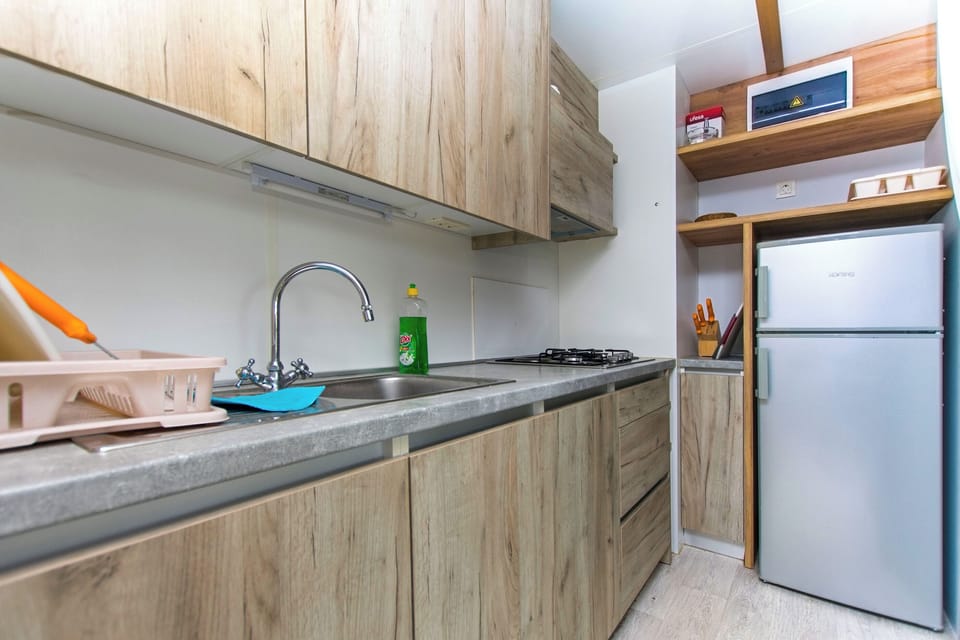 Apartment (A1) | Private kitchen | Fridge, oven, stovetop, dishwasher