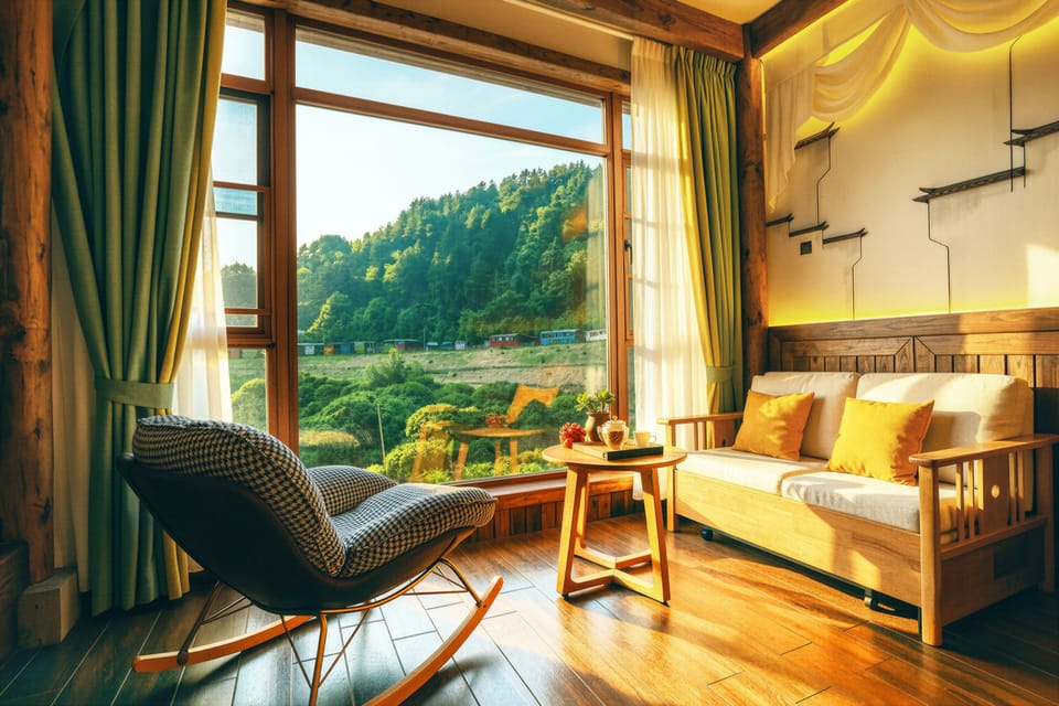 Luxury Double Room, 1 King Bed, Non Smoking, Garden View | View from room