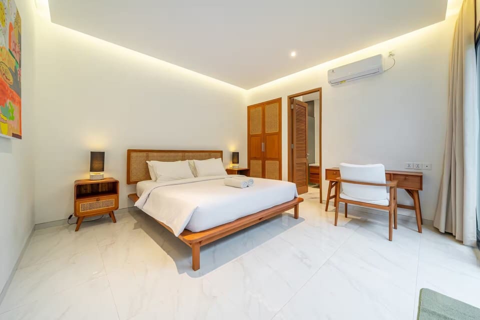 Deluxe Villa, 2 Bedrooms, Private Pool | Egyptian cotton sheets, premium bedding, individually decorated