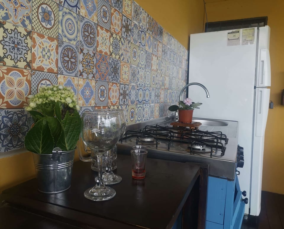 Comfort Room, 1 King Bed, Mountain View | Private kitchen