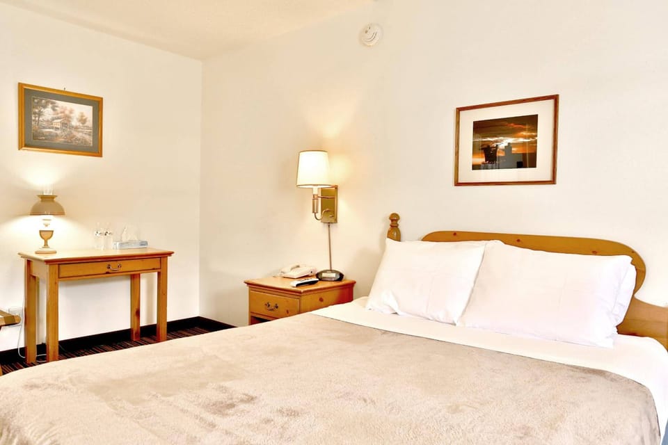 1 bedroom, desk, blackout drapes, soundproofing