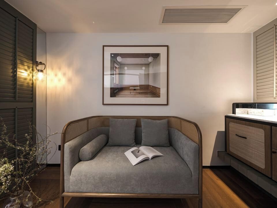 Twin Room, Hill View | Living room