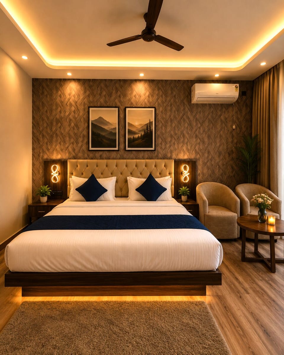 Double Room, Balcony, Lake View | Iron/ironing board, free WiFi