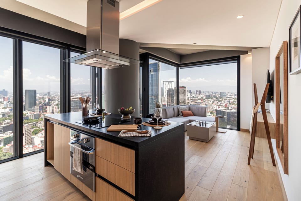 Superior Suite | Private kitchen | Fridge, microwave, oven, stovetop