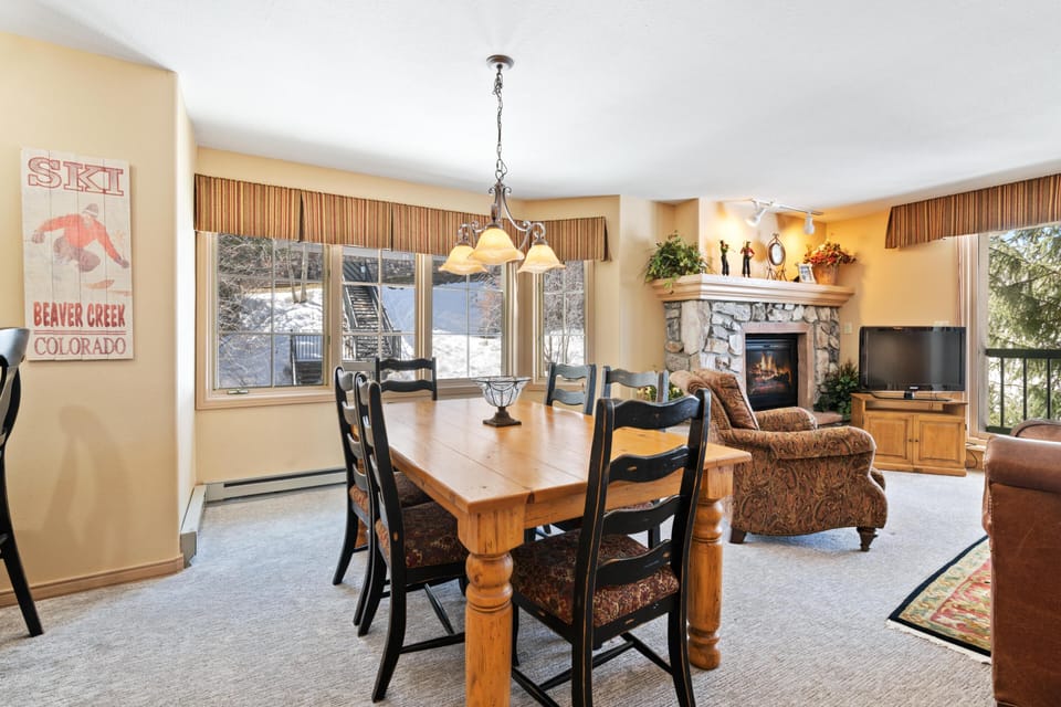 Condo, 1 King Bed (Borders Lodge L401 2BD Beaver Creek S) | Dining