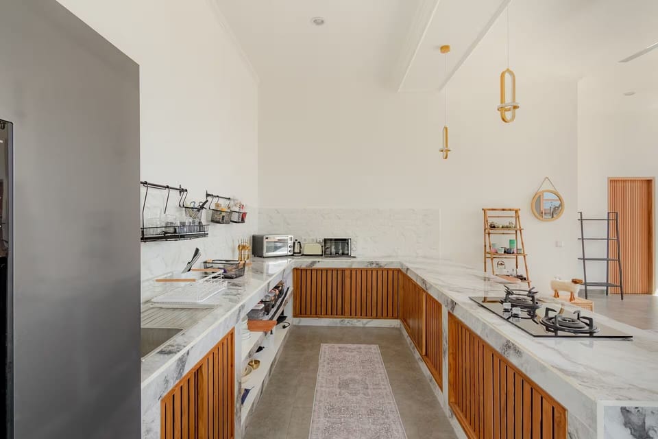 Luxury Villa, 3 Bedrooms, Private Pool | Private kitchen | Spices, eco-friendly cleaning products, paper towels, kitchen islands