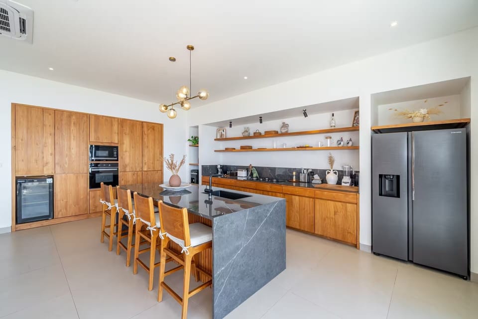 Luxury Villa, 4 Bedrooms, Private Pool, Ocean View | Private kitchen | Rice cooker, blender, spices, eco-friendly cleaning products
