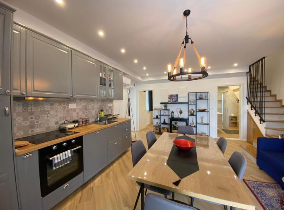 Apartment (Three Bedroom Apartment with Balcony) | Private kitchen | Fridge