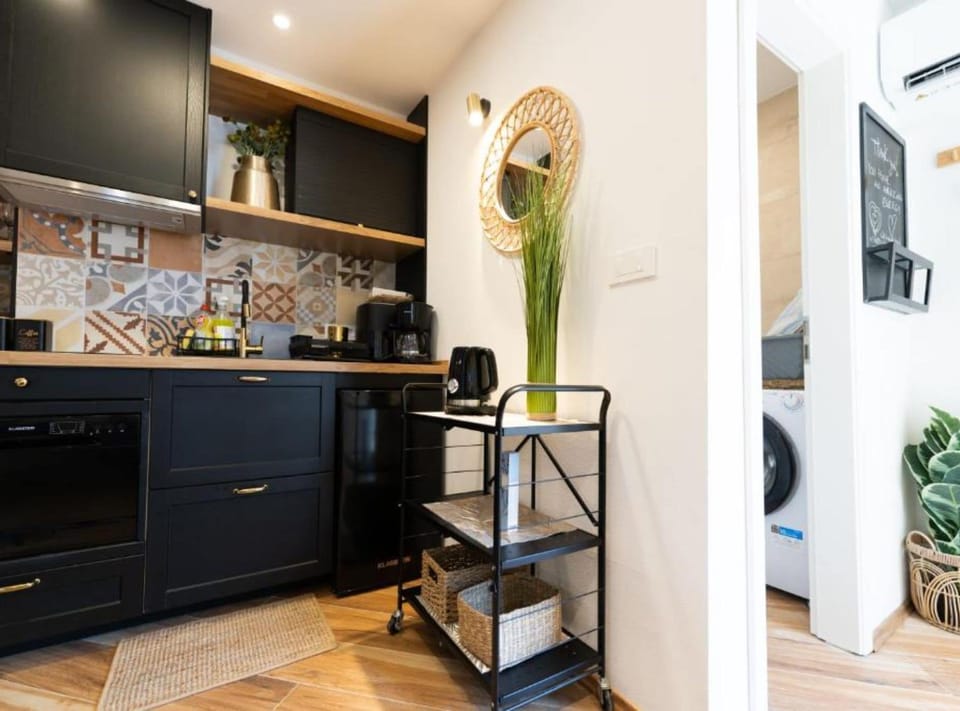 Studio (Studio Apartment) | Private kitchen | Fridge