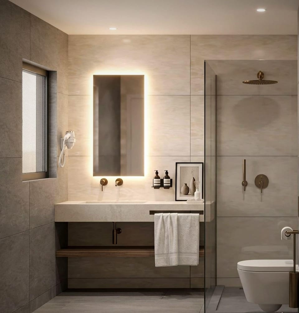 Classic Room | Bathroom | Shower, hair dryer, towels, shampoo