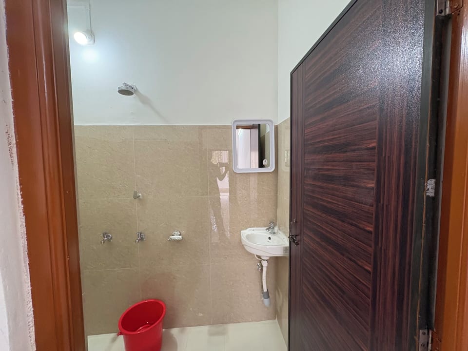 Basic Shared Dormitory, Balcony, City View | Bathroom | Shower, towels, soap