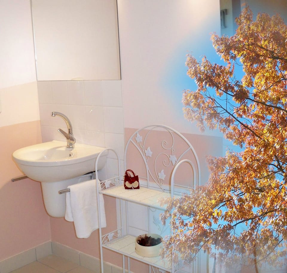 Bathroom | Shower, free toiletries, soap, shampoo