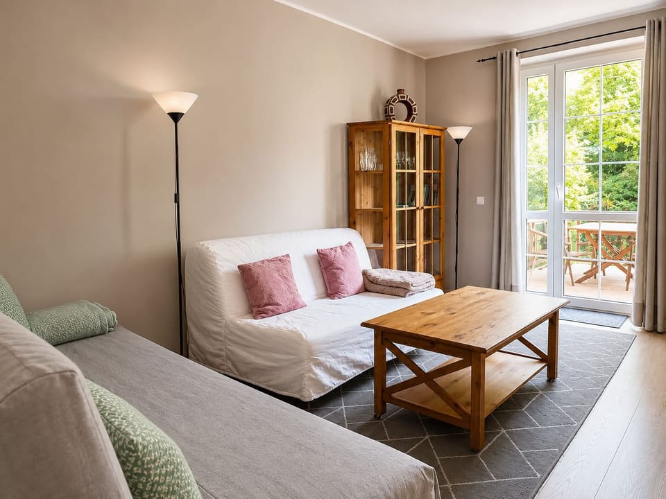 Comfort Apartment, Garden View | Living area