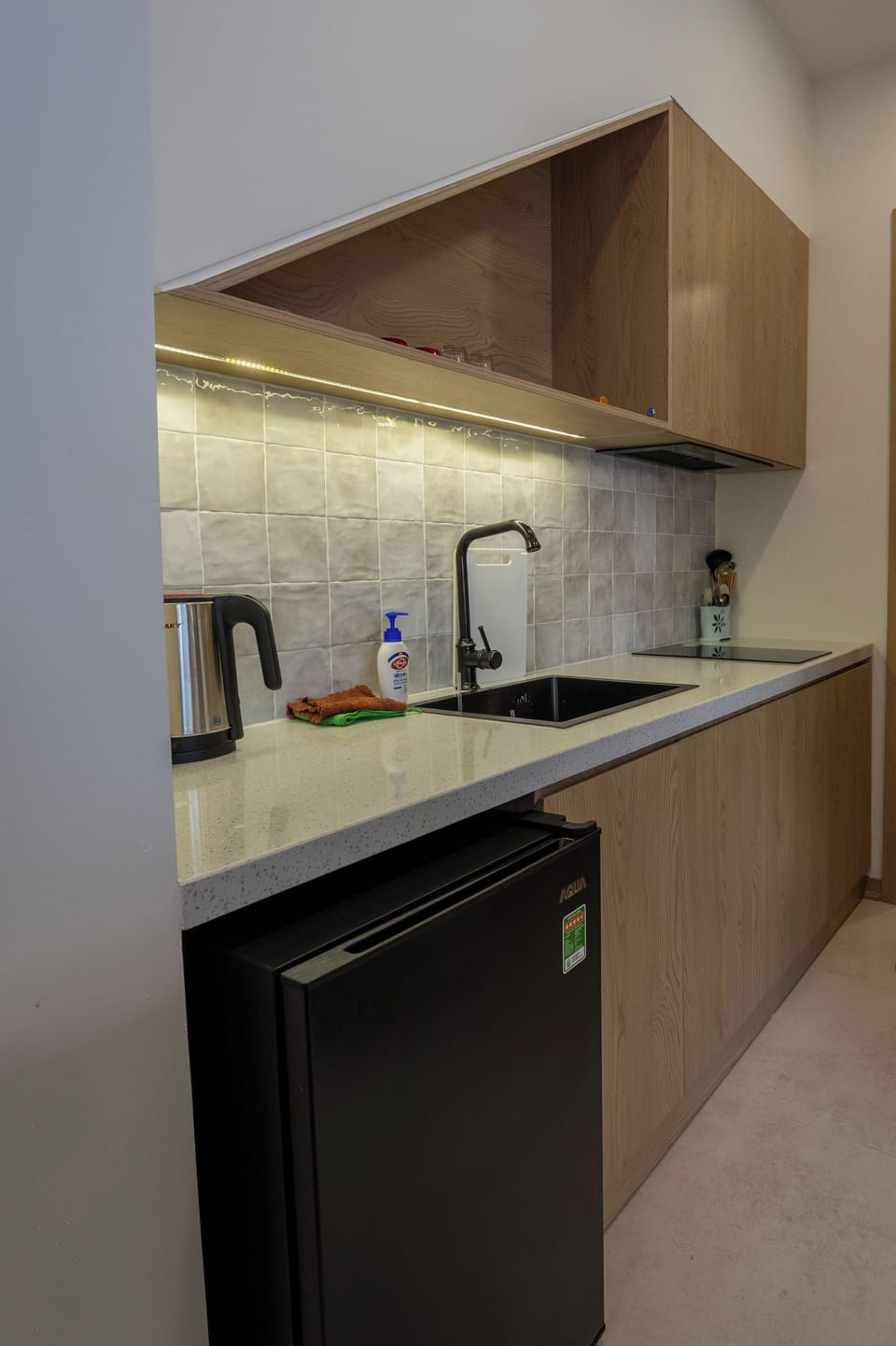 Villa, Private Pool, Pool View | Private kitchen | Shared fridge, microwave