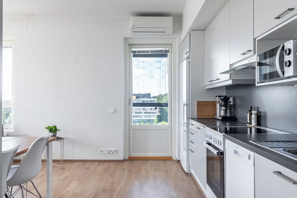 Comfort Apartment, City View | Private kitchen | Coffee/tea maker