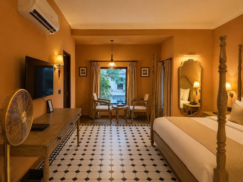 Superior Double Room | In-room safe, WiFi (free)