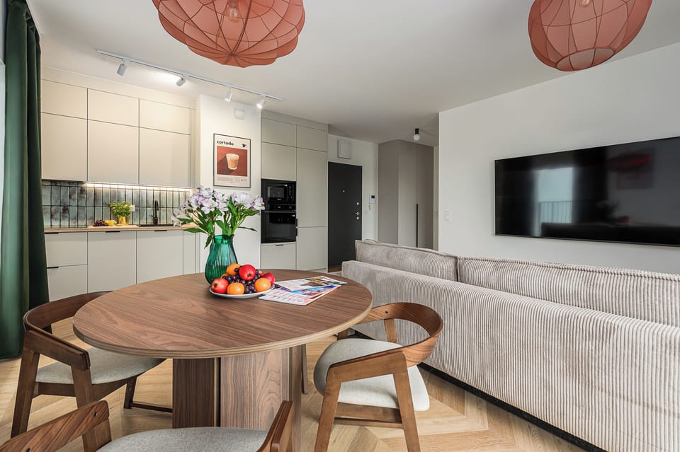 Luxury Apartment, Balcony, City View | Dining