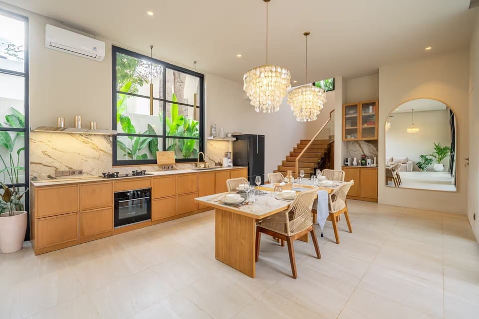 Luxury Villa, 3 Bedrooms, Private Pool | Private kitchen | Electric kettle, blender, spices, eco-friendly cleaning products