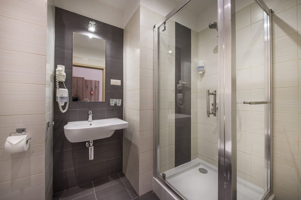 Classic Single Room | Bathroom | Towels, soap, shampoo, toilet paper