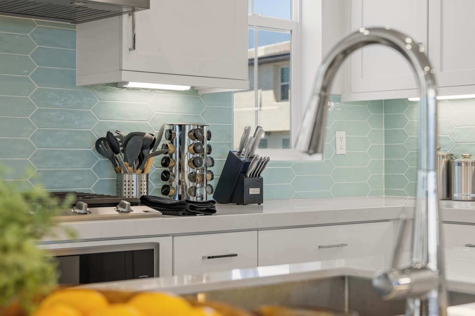 Design House, Pool Access, Garden View (4 Bedrooms) | Private kitchen | Coffee/tea maker, fridge, microwave, oven
