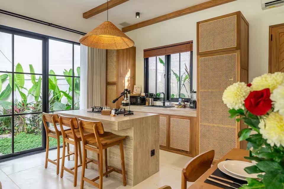 Luxury Villa, 2 Bedrooms, Private Pool | Private kitchen | Coffee/tea maker, blender, spices, eco-friendly cleaning products
