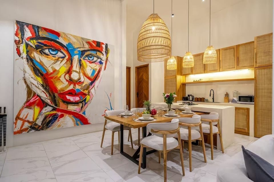 Family Villa, 3 Bedrooms, Private Pool | Private kitchen | Electric kettle, toaster, blender, eco-friendly cleaning products
