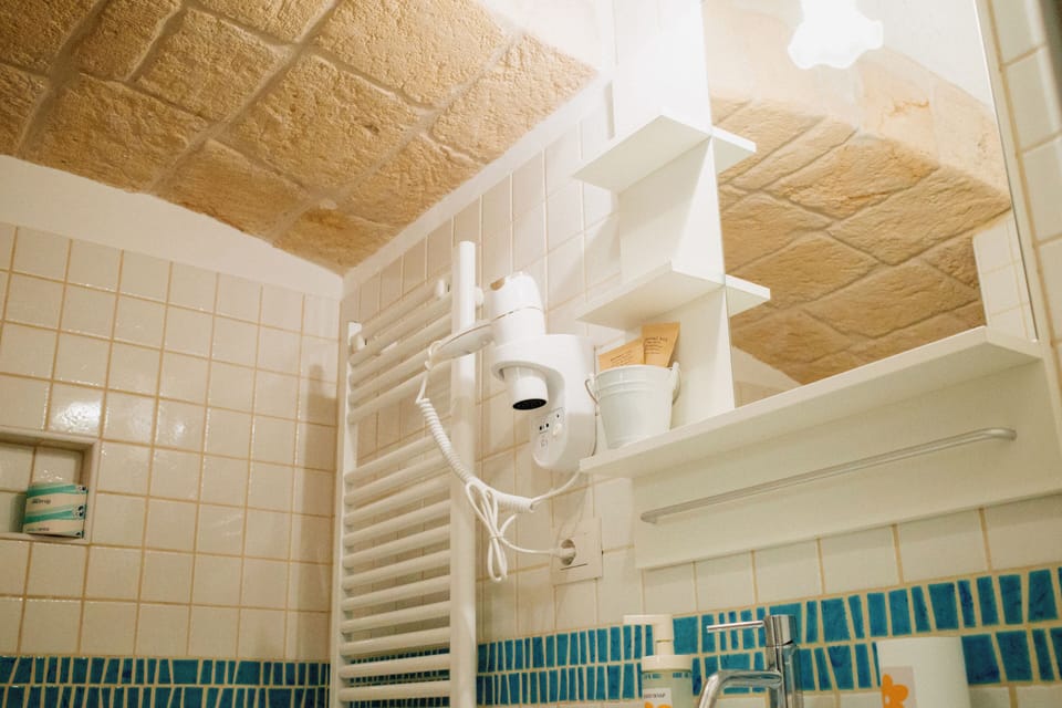 Single Room, 1 Queen Bed, Non Smoking, Pets Not Allowed | Bathroom | Shower, hair dryer, towels, soap
